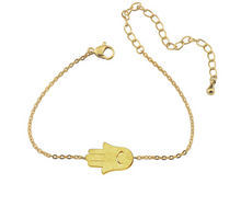 Load image into Gallery viewer, Charm Bracelet • Hamsa

