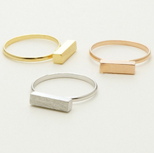 Load image into Gallery viewer, Rings - Minimal Cube
