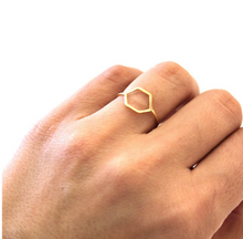 Load image into Gallery viewer, Rings - Minimal Hexagon
