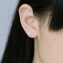 Load image into Gallery viewer, Stud Earrings • Sterling Silver • Bird &amp; Twig

