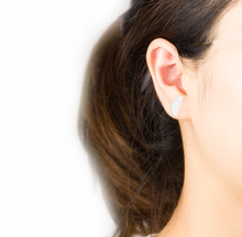 Load image into Gallery viewer, Stud Earrings • Minimal • Half Moon
