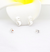 Load image into Gallery viewer, Stud Earrings • Minimal • Faces
