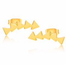 Load image into Gallery viewer, Stud Earrings • Minimal • Arrow
