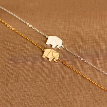 Load image into Gallery viewer, Charm Bracelet • Elephant • Origami
