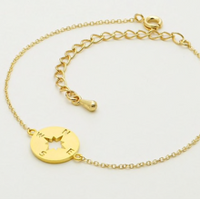 Load image into Gallery viewer, Charm Bracelet • Compass
