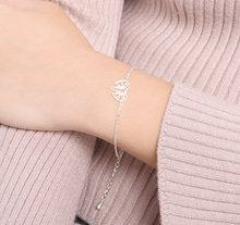 Load image into Gallery viewer, Charm Bracelet • Elephant • Geometry
