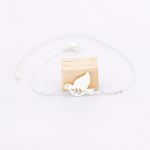Load image into Gallery viewer, Charm Bracelet • Dove Bird

