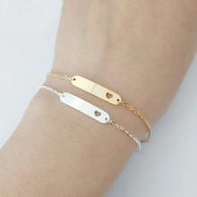 Load image into Gallery viewer, Charm Bracelet • Heart Bar
