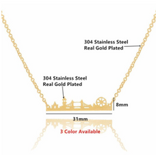 Load image into Gallery viewer, Charm Necklace • London Skyline
