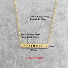 Load image into Gallery viewer, Charm Necklace • Moon Phases
