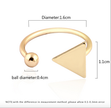Load image into Gallery viewer, Rings • Triangle &amp; Dot
