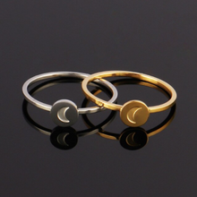 Load image into Gallery viewer, Ring • Stainless Steel • Moon
