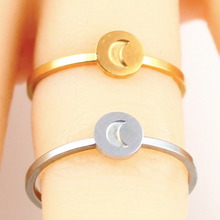 Load image into Gallery viewer, Ring • Stainless Steel • Moon

