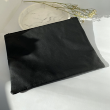 Load image into Gallery viewer, Moon Phase • Leather Clutch • Unique &amp; Handmade • Pocket
