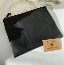 Load image into Gallery viewer, Leather Clutch • Unique &amp; Handmade • Pocket
