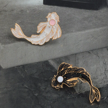 Load image into Gallery viewer, Pins • Fish Yin Yang - You &amp; Me - Set of 2 Pins
