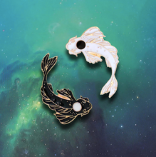 Load image into Gallery viewer, Pins • Fish Yin Yang - You &amp; Me - Set of 2 Pins
