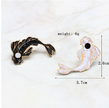 Load image into Gallery viewer, Pins • Fish Yin Yang - You &amp; Me - Set of 2 Pins
