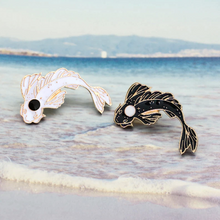 Load image into Gallery viewer, Pins • Fish Yin Yang - You &amp; Me - Set of 2 Pins
