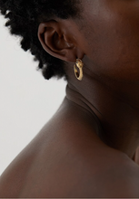 Load image into Gallery viewer, Monika • Snake • Real Gold Plated - Stainless Steel Earrings
