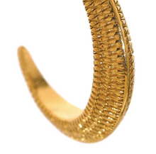 Load image into Gallery viewer, Monika • Snake • Real Gold Plated - Stainless Steel Earrings
