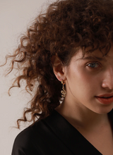 Load image into Gallery viewer, Joana • Snake • Real Gold Plated - Stainless Steel Earrings
