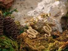 Load image into Gallery viewer, Joana • Snake • Real Gold Plated - Stainless Steel Earrings
