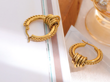 Load image into Gallery viewer, Elisenda • Real Gold Plated - Stainless Steel Earrings
