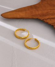 Load image into Gallery viewer, Rosalie • Real Gold Plated - Stainless Steel Earrings
