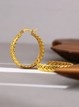 Load image into Gallery viewer, Rosalie • Real Gold Plated - Stainless Steel Earrings

