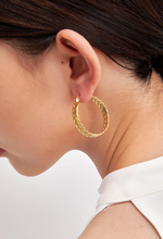 Load image into Gallery viewer, Rosalie • Real Gold Plated - Stainless Steel Earrings
