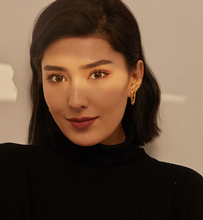 Load image into Gallery viewer, Mathilde • Real Gold Plated - Stainless Steel Earrings

