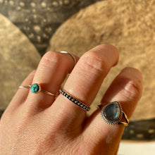 Load image into Gallery viewer, Turquoise Ring • Sterling Silver • One Of a Kind Collection • T-7-1
