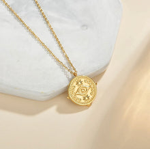 Load image into Gallery viewer, Third Eye • Turkish Evil Eye Necklace
