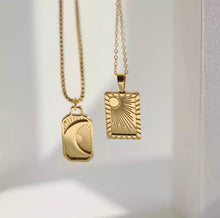 Load image into Gallery viewer, Moon &amp; Sun Necklaces
