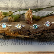 Load image into Gallery viewer, Silver Ring • Abalone • 925 Sterling Silver
