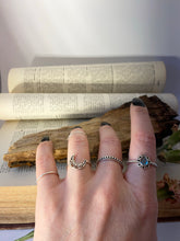 Load image into Gallery viewer, Silver Ring • Moon Mandala • 925 Sterling Silver
